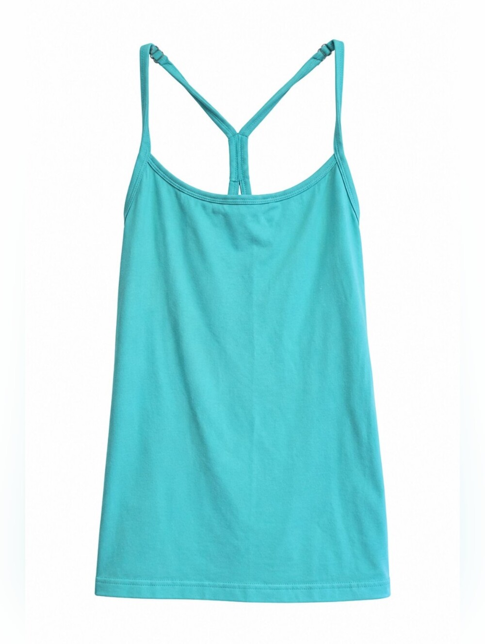 Lululemon Women’s Size 8 Teal Racerback Tank Top Adjustable Strap Yoga Athletic